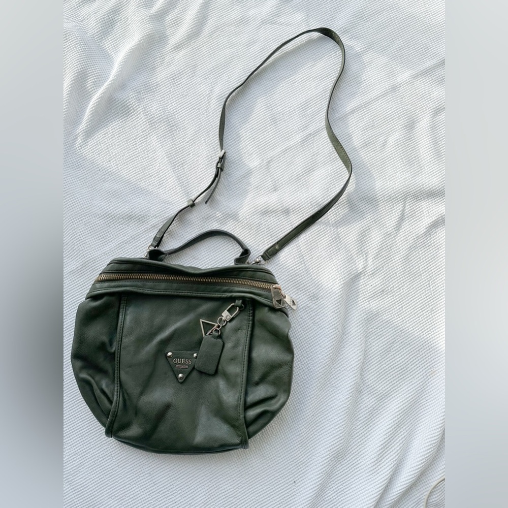 Guess - Side Body Bag/Purse - Deep Green